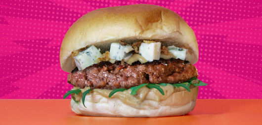 Gorgonzola burger